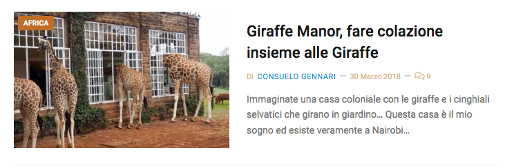 giraffe Manor