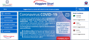 informazioni coronavirus viaggi
